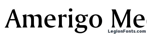 шрифт Amerigo Medium BT, бесплатный шрифт Amerigo Medium BT, предварительный просмотр шрифта Amerigo Medium BT