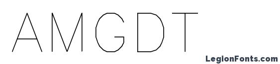 AMGDT font, free AMGDT font, preview AMGDT font