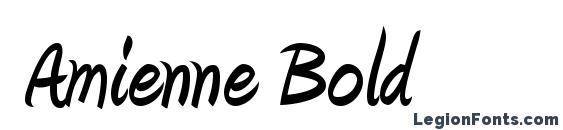 шрифт Amienne Bold, бесплатный шрифт Amienne Bold, предварительный просмотр шрифта Amienne Bold
