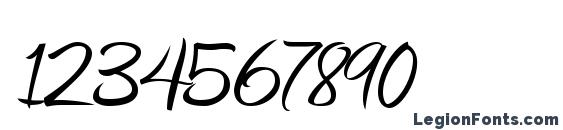 Amienne Regular Font, Number Fonts