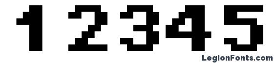 Amiga forever Font, Number Fonts