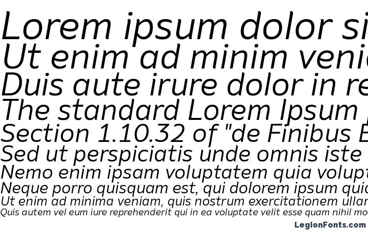 specimens Amino Italic font, sample Amino Italic font, an example of writing Amino Italic font, review Amino Italic font, preview Amino Italic font, Amino Italic font