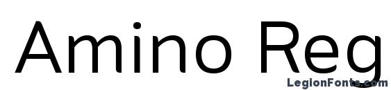 Amino Regular font, free Amino Regular font, preview Amino Regular font