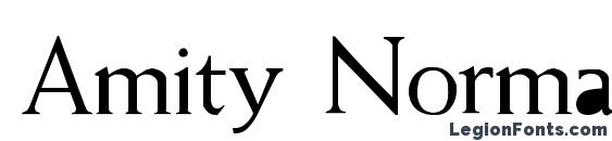 Amity Normal Font