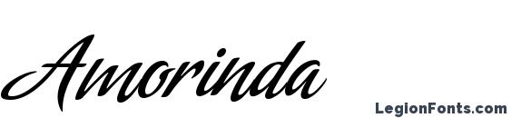 Шрифт Amorinda