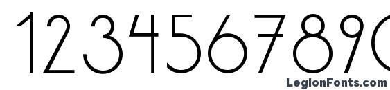 AMOROUS Regular Font, Number Fonts