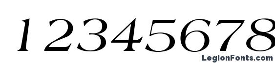 Amphion Italic Font, Number Fonts