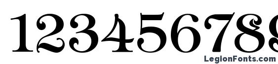 Ampir Deco Font, Number Fonts