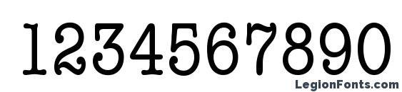 AmTypewriterCdMdITCTT Font, Number Fonts