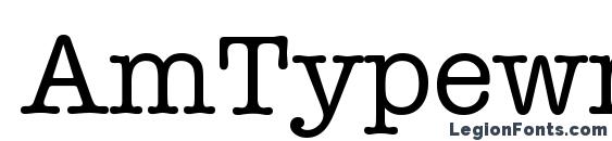 AmTypewriterMdITCTT Font