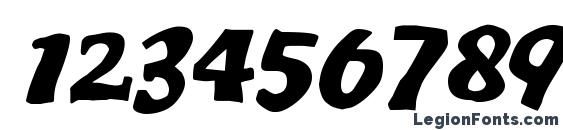 An ode to noone Font, Number Fonts