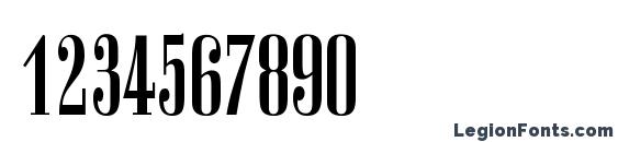 Anaconda Regular DB Font, Number Fonts