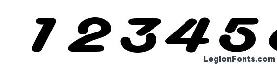 AnacondaExpanded Regular Font, Number Fonts