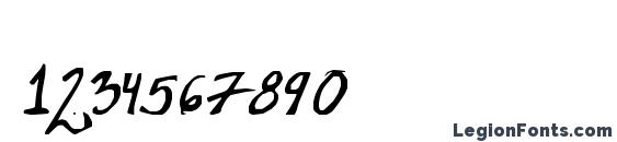 Anarchistic Font, Number Fonts