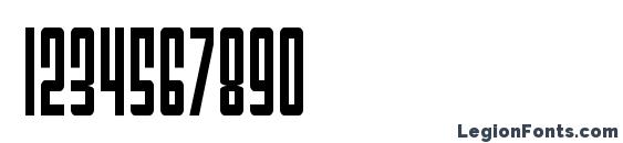 Anarchy Normal Font, Number Fonts