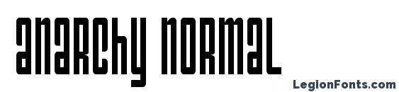 Anarchy Normal Font