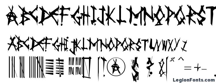 glyphs AnarK font, сharacters AnarK font, symbols AnarK font, character map AnarK font, preview AnarK font, abc AnarK font, AnarK font