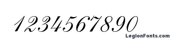 AnastasiaScript Font, Number Fonts