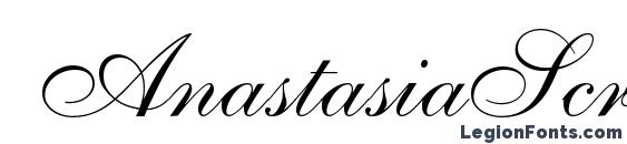 AnastasiaScript font, free AnastasiaScript font, preview AnastasiaScript font