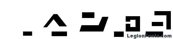 Ancient Autobot Font, Number Fonts