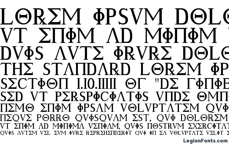 specimens Ancient Geek font, sample Ancient Geek font, an example of writing Ancient Geek font, review Ancient Geek font, preview Ancient Geek font, Ancient Geek font