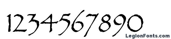AncientScript Font, Number Fonts