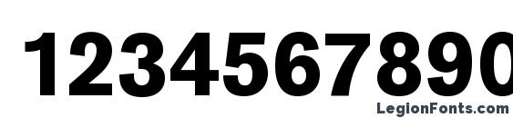 Ancona Bold Font, Number Fonts