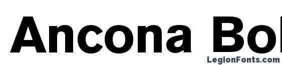 Ancona Bold font, free Ancona Bold font, preview Ancona Bold font
