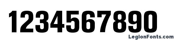 Ancona Cd Heavy Regular Font, Number Fonts