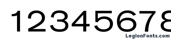 Ancona Ex Regular Font, Number Fonts