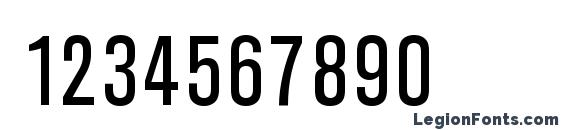 Ancona Narrow Regular Font, Number Fonts