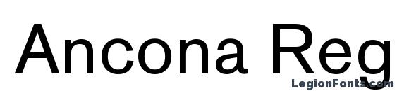 Ancona Regular font, free Ancona Regular font, preview Ancona Regular font