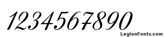 Andantino script Font, Number Fonts