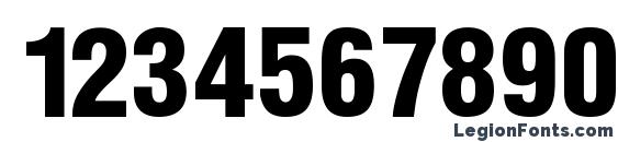 Anderson Fireball XL5 Font, Number Fonts