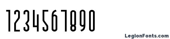 Andover Font, Number Fonts