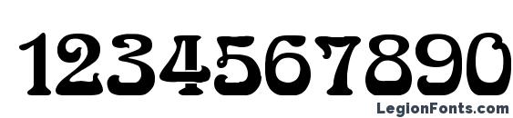 ANDREIAN Regular Font, Number Fonts