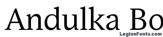 шрифт Andulka Book Pro, бесплатный шрифт Andulka Book Pro, предварительный просмотр шрифта Andulka Book Pro