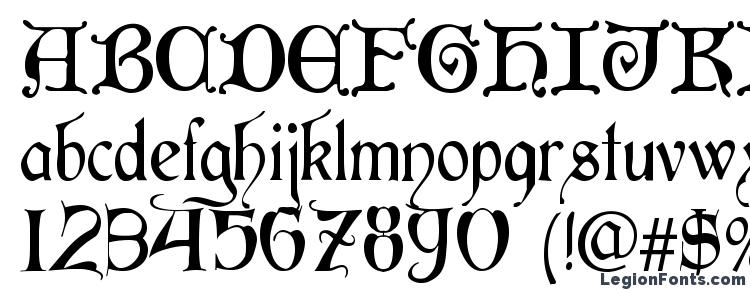 glyphs Aneirin font, сharacters Aneirin font, symbols Aneirin font, character map Aneirin font, preview Aneirin font, abc Aneirin font, Aneirin font
