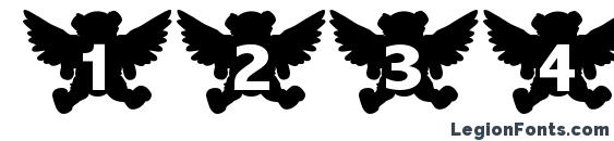 Angel Bear Font, Number Fonts