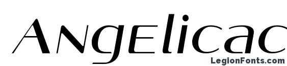 Angelicac italic Font