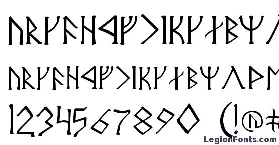 Angerthas moria Font Download Free / LegionFonts