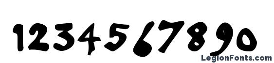 Angerthas Font, Number Fonts