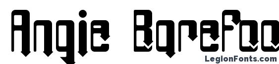 Angie BareFoot Font