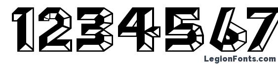 Angles MF Font, Number Fonts