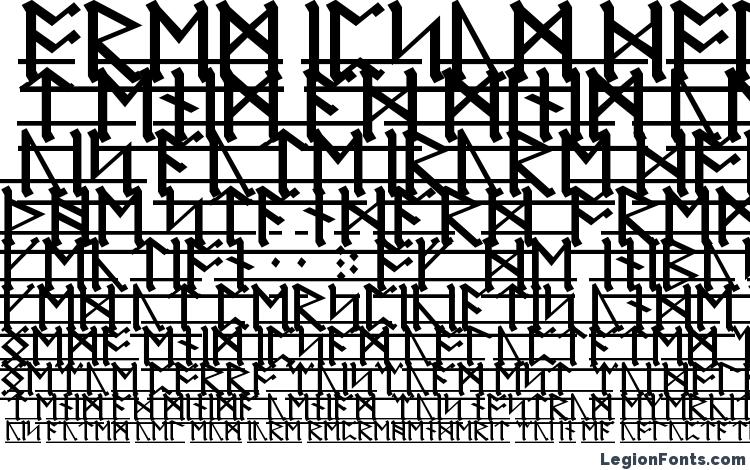 specimens AngloSaxon Runes 1 font, sample AngloSaxon Runes 1 font, an example of writing AngloSaxon Runes 1 font, review AngloSaxon Runes 1 font, preview AngloSaxon Runes 1 font, AngloSaxon Runes 1 font