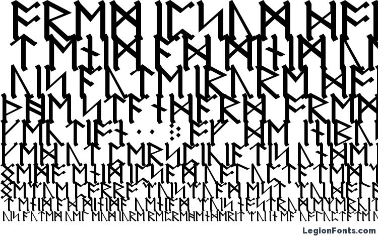 specimens AngloSaxon Runes font, sample AngloSaxon Runes font, an example of writing AngloSaxon Runes font, review AngloSaxon Runes font, preview AngloSaxon Runes font, AngloSaxon Runes font