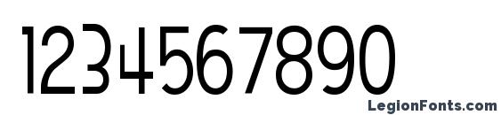 Angostura Font, Number Fonts