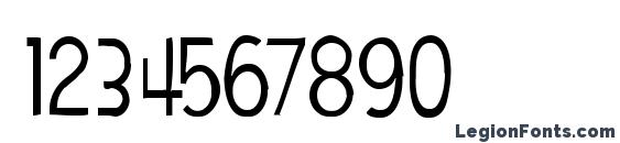 AngosturaGaunt Font, Number Fonts