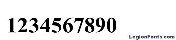 AngsanaUPC Bold Font, Number Fonts