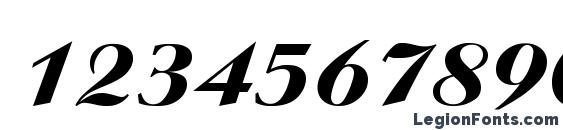 ANGSBYC Regular Font, Number Fonts